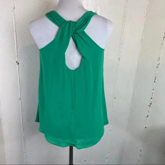 Cynthia Rowley XS green twisted back‎ tunic - Picture 5 of 7